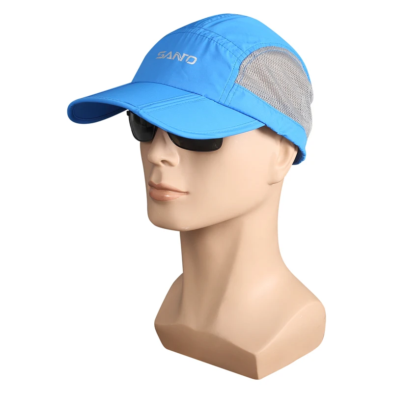 UPF50+ Unisex Foldable Running Cap Outdoor Camping Hiking Anti UV Hat
