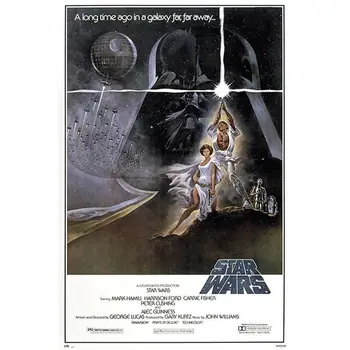 

STAR WARS - A NEW HOPE MOVIE SILK POSTER Decorative Wall paint 24x36inch