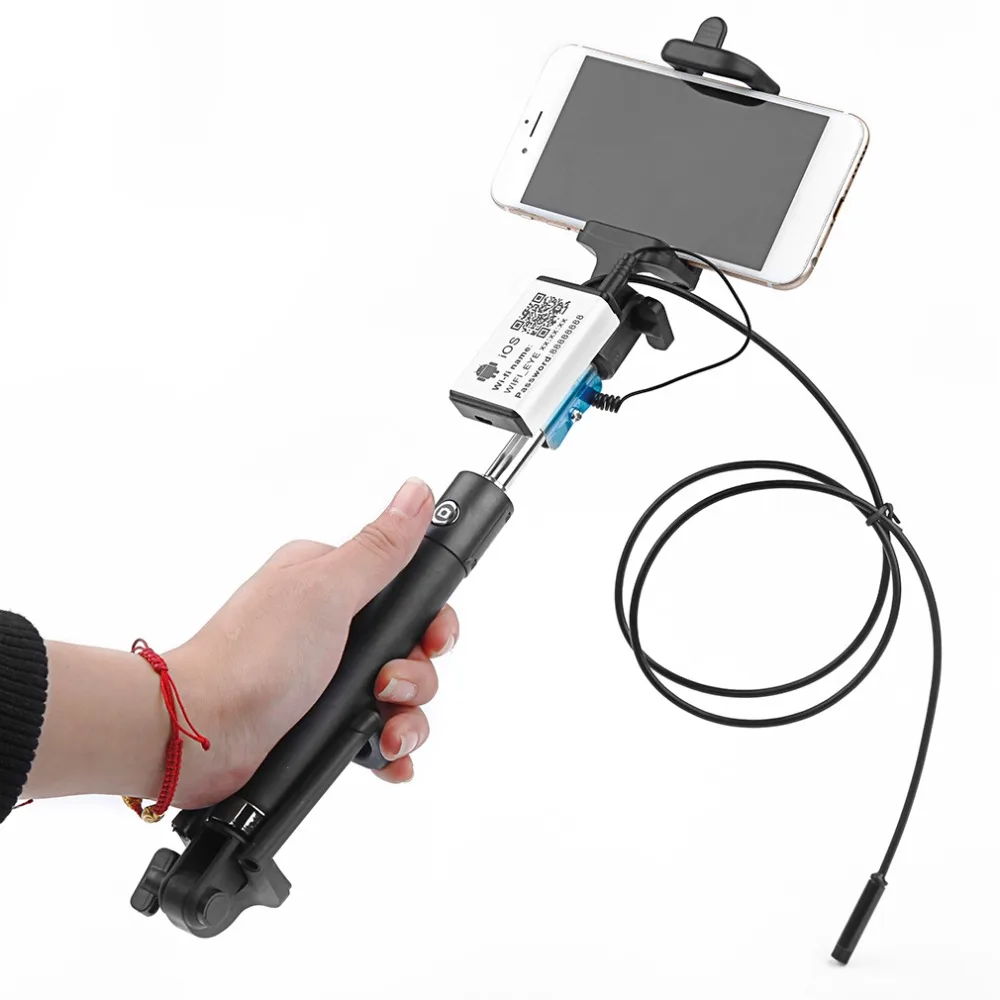 

Self Timer Wifi Wireless Endoscope Borescope 5m Snake Inspection 1280x720 62 Degree Tube 7mm For Android For Ios Wifi Camera