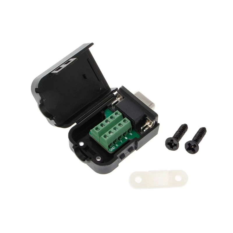 

OOTDTY DB9 Female RS232 Serial Connector Breakout Board Screw Terminals Jack Post