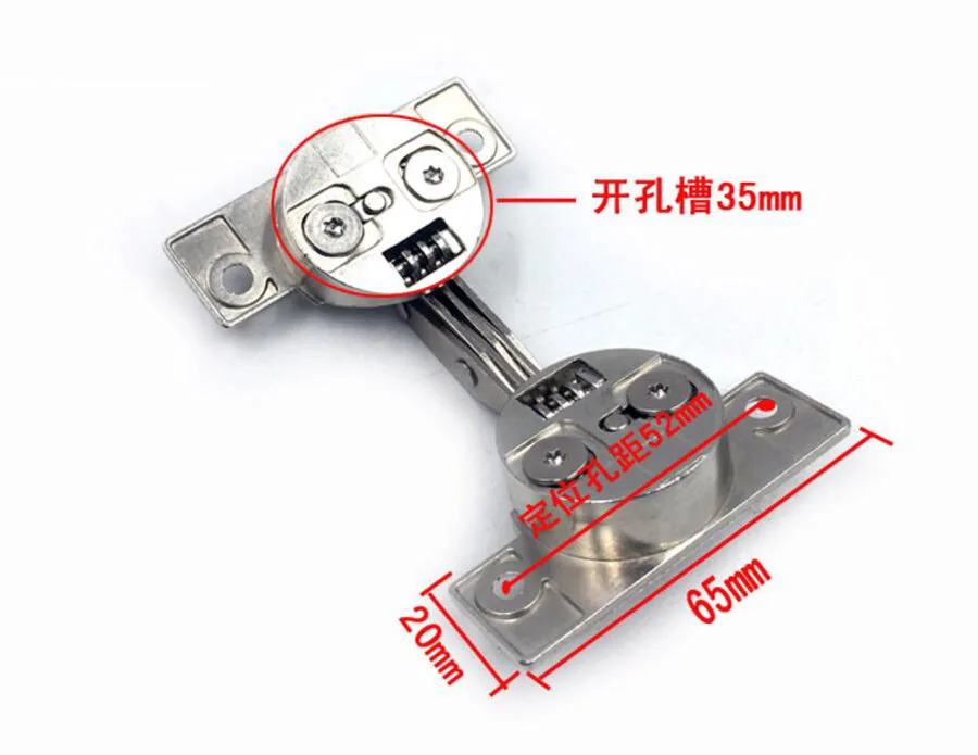 dobradiças de móveis para liga de ângulo costura escondida