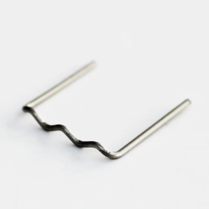 

Stainless steel 0.8mm SEMI-WAVE Auto bumper trim plastic repairs hot stapler staples clips plastic welder welding staple fairing