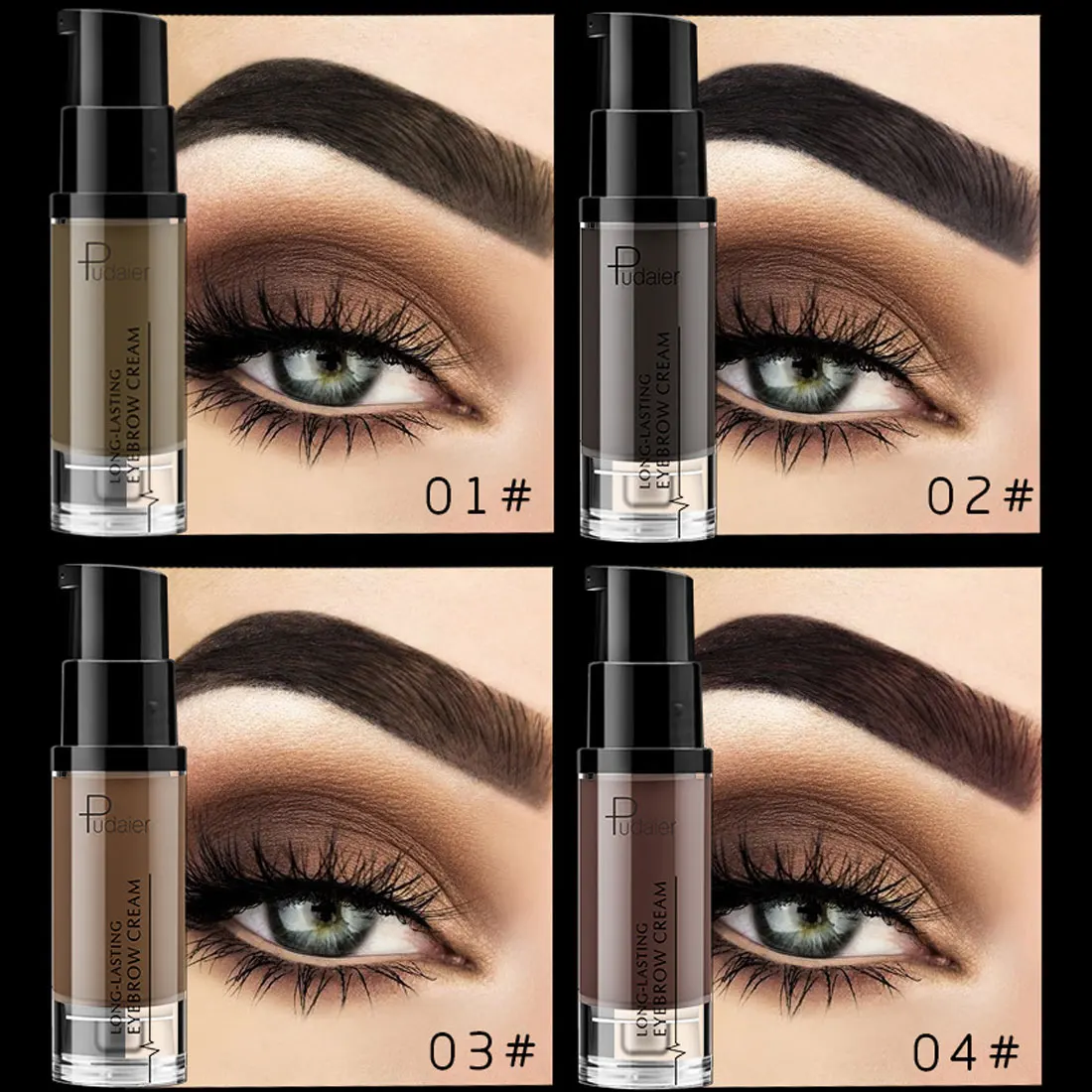 

Pudaier eyebrow dye gel anti-watercolor makeup concealer eye makeup wax long-lasting light makeup concealer makeup eyebrow penci