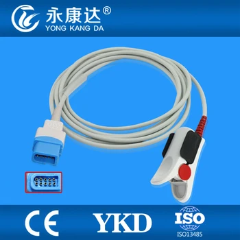 

Spacelabs 10 pins adult finger clip spo2 sensor,connect monitor directly
