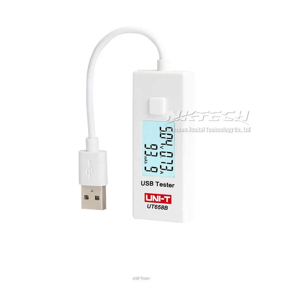 UNI-T UT658 UT658B USB Тестер Вольтметр Амперметр телефон планшет безопасность питания цифровой ЖК-дисплей Вольт-монитор измеритель тока Емкость 9 В 3A