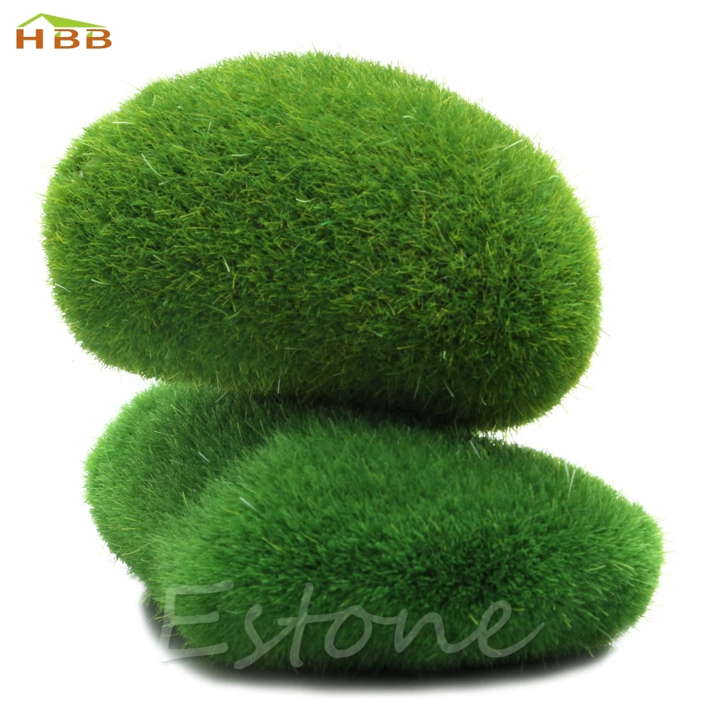 

Artificial Green Moss Aquarium Fish Tank Decor Ornament Underwater Decoration APR24
