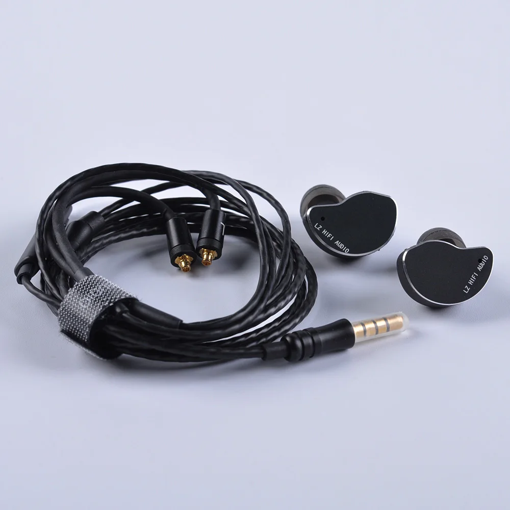 LZ Z04A био-диафрагма динамический привод в ухо наушники HIFI DJ вкладыши гарнитура с MMCX съемный кабель LZ A5 A6 наушники