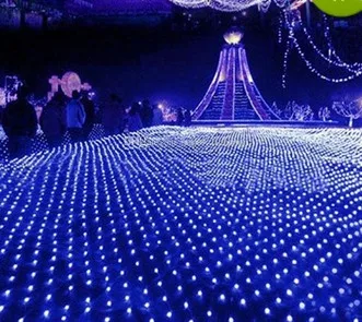 

10M*5M 1600LEDs Net String Light Curtain Light Waterproof LED String Lights Large Christmas Wedding Lights