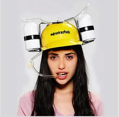 Пивная шляпа YES Beer Hat шапочка для газировки напитков ленивая соломенная Кепка дня