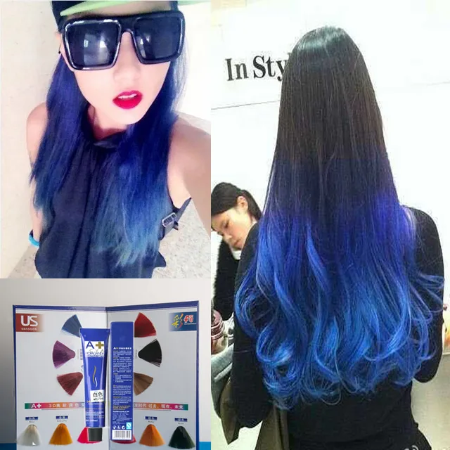 100ml pure hair cream semi permanent hair colored Hair Dye colorful ... 100ml pure hair cream semi permanent hair colored Hair Dye colorful ...