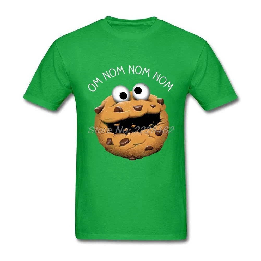 Monster Cookie футболка мужской черный костюм круглый воротник оригинальная забавная