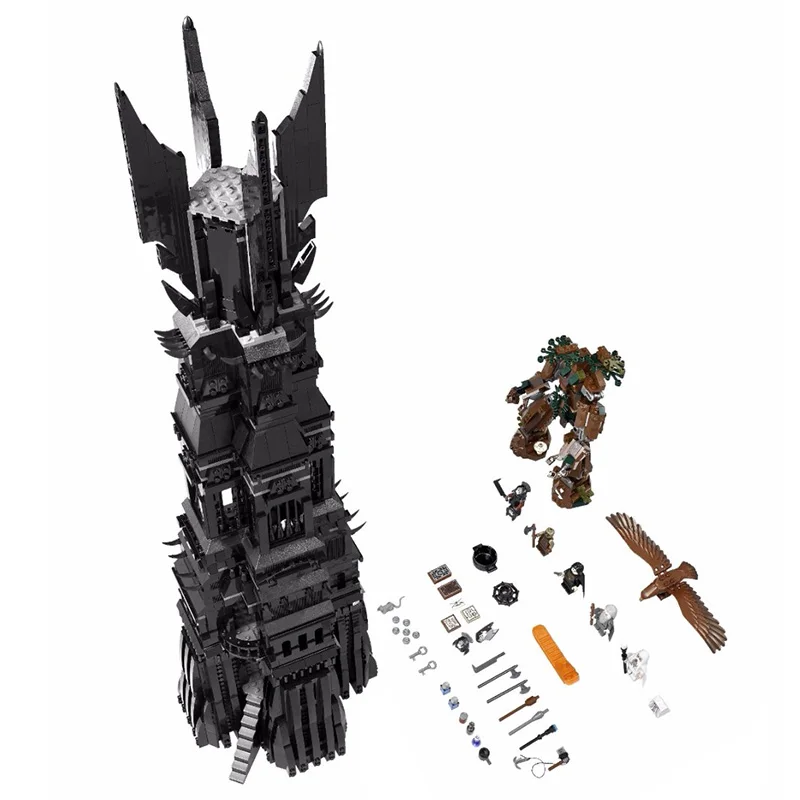 

Tower Of Orthanc Set Legoing 10237 Lord of the Rings Model Building Blocks 2359 Piece Bricks Boys Birthday Gifts Children Toys
