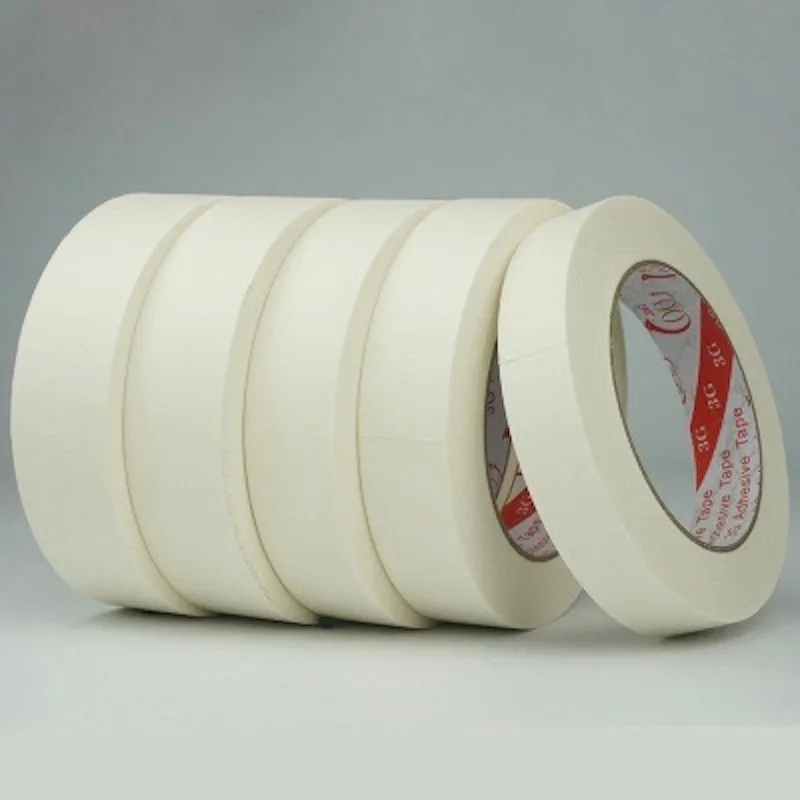 

Custom Made Masking Tape Crepe Paper Adhesive Tape Sticky Traceless Textured Decorative Drawing Painting Wide 5mm - 1220mm 50m