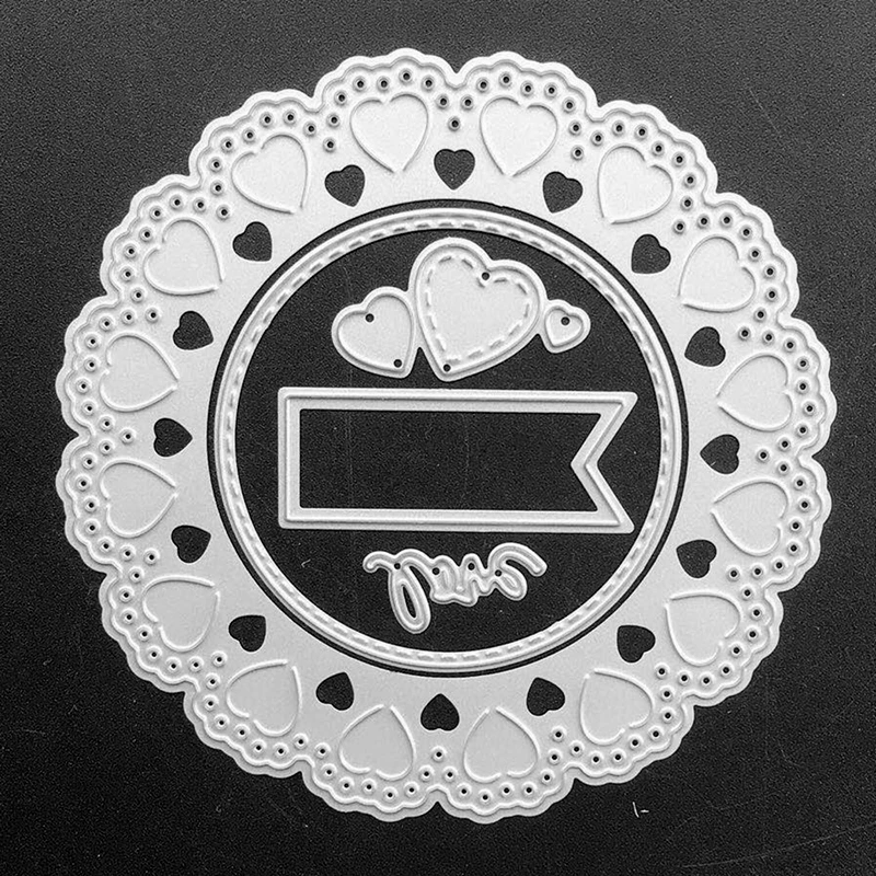 SCD855 Metal Cutting Dies For Scrapbooking Stencils Love Cut DIY Paper Album Cards Decoration Embossing Folder Die Cuts Mold | Дом и сад
