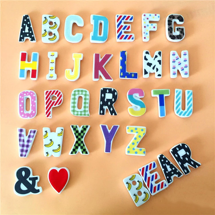 Ceramics 26 Alphabet Letters Fridge Wall Stickers Fridge