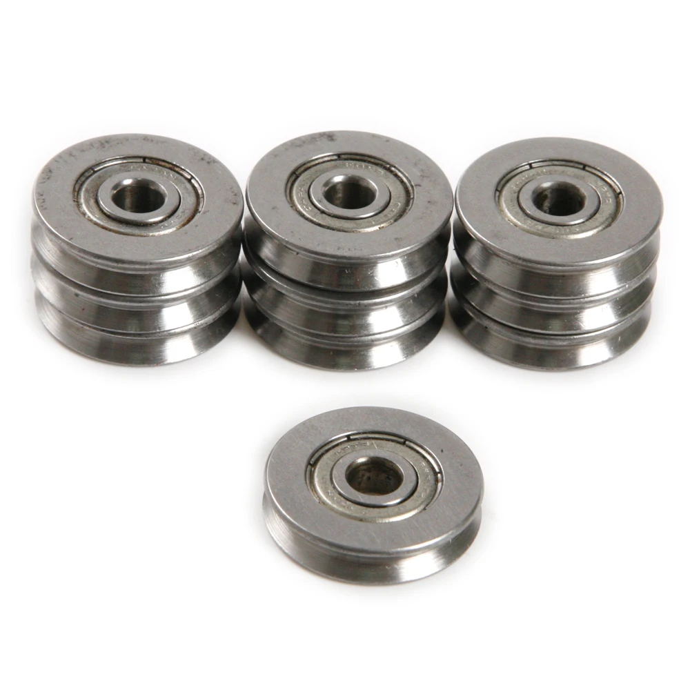 FINE MEN WYX-QILUN 2pcs 6300RS Non-Standard Bearing with Groove U Type V-Groove Wire Rope Cross-line Guide Wheel Rolling Wheel 105013 FINE MEN WYX-QILUN 2pcs 6300RS Non-Standard Bearing with Groove U Type V-Groove Wire Rope Cross-line Guide Wheel Rolling Wheel 105013