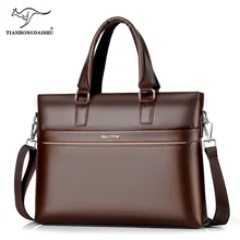 Мужской кожаный портфель, Мужская Повседневная деловая сумка через плечо, мужские портфели для ноутбука, компьютера, мужские сумки через плечо