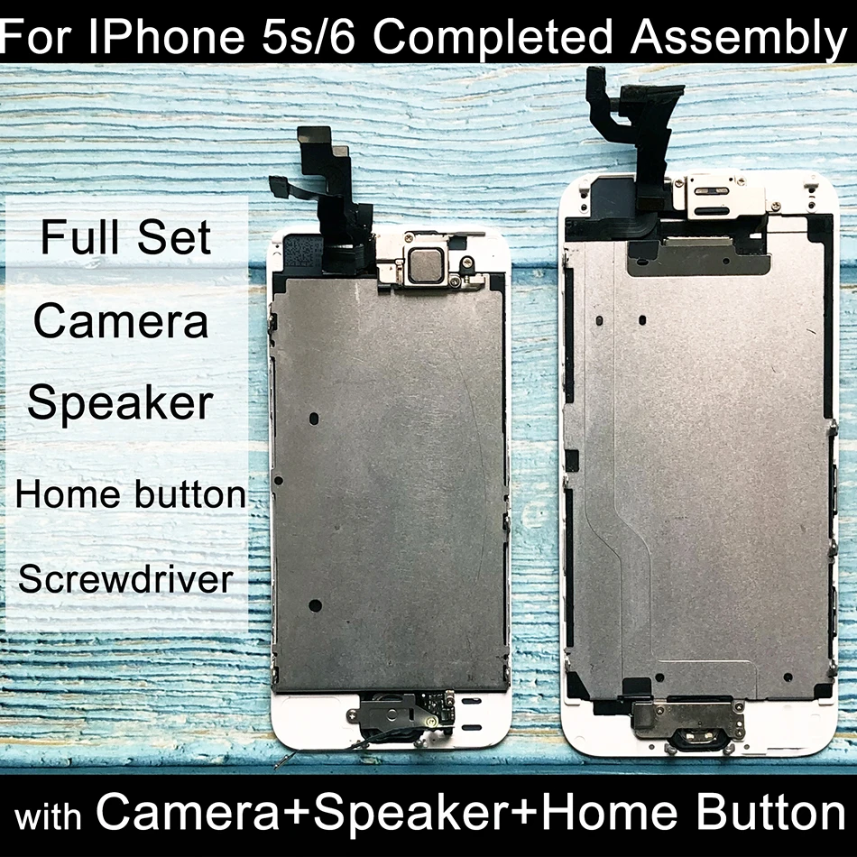 

For iPhone 6 LCD Full set Assembly Complete Touch For iPhone 6S Screen Replacement Display For iphone 7 lcd camera+home button