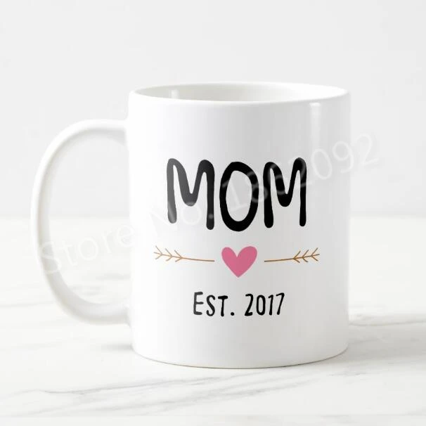New chic mom est coffee mug personalised mom coffee mugs tea cups