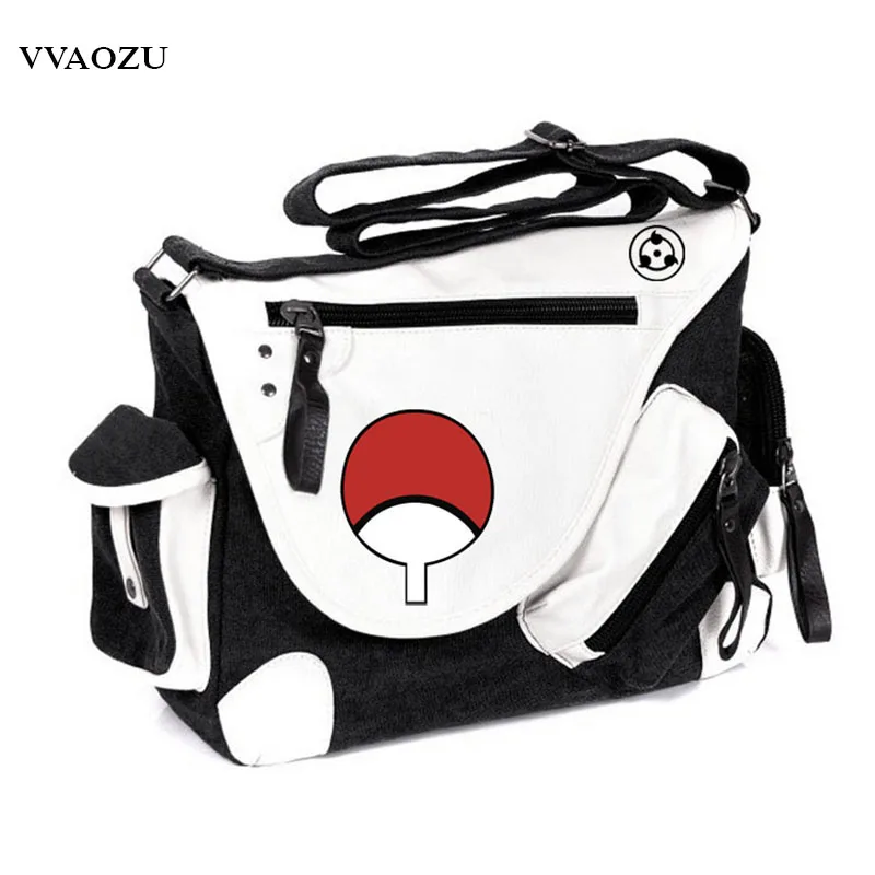 New Arrival Naruto Sasuke Uchiha Shoulder Bag Large Capacity Unisex