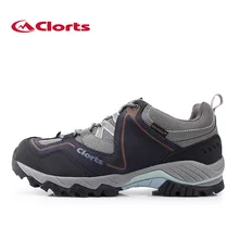 Clorts мужские походные ботинки из натуральной кожи водонепроницаемые уличные треккинговые кроссовки анти-скользкие походные ботинки HKL-826