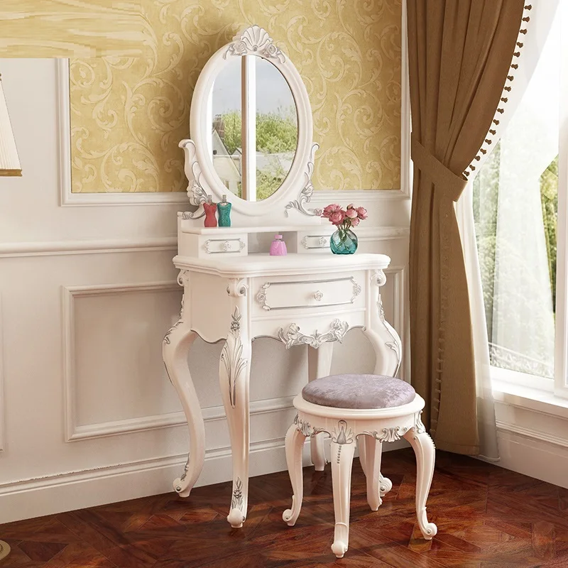 Туалетный столик для Coiffeuse Avec Miroir Toaletka Dormitorio Makeup Vanity Aparador Настольный корейский кварто мебель для спальни Penteadeira - Цвет: Version AE