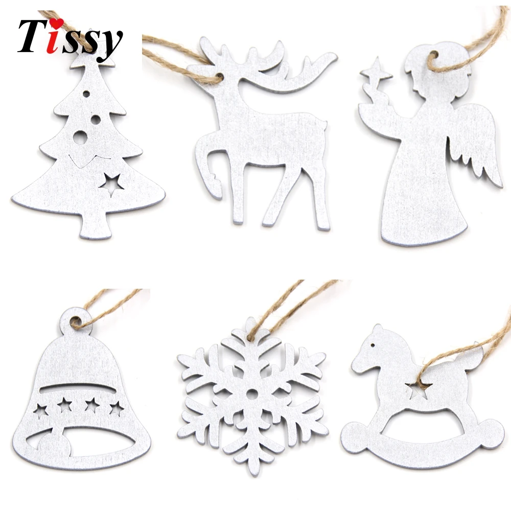 12 шт. золотые и белые рождественские снежинки|tree ornament|gift giftstree gift |