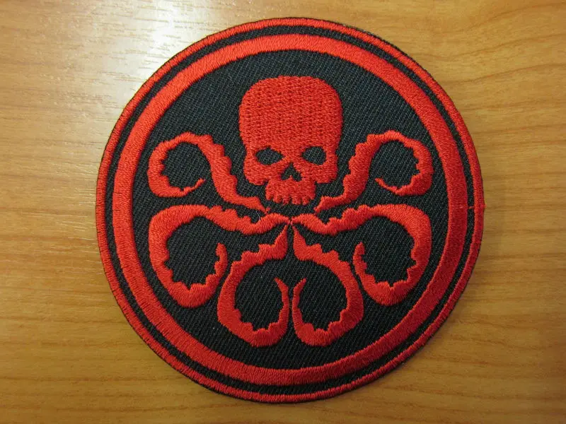 Marvel Comics Captain America Movie Hydra Logo Embroidered Iron on Patch 3