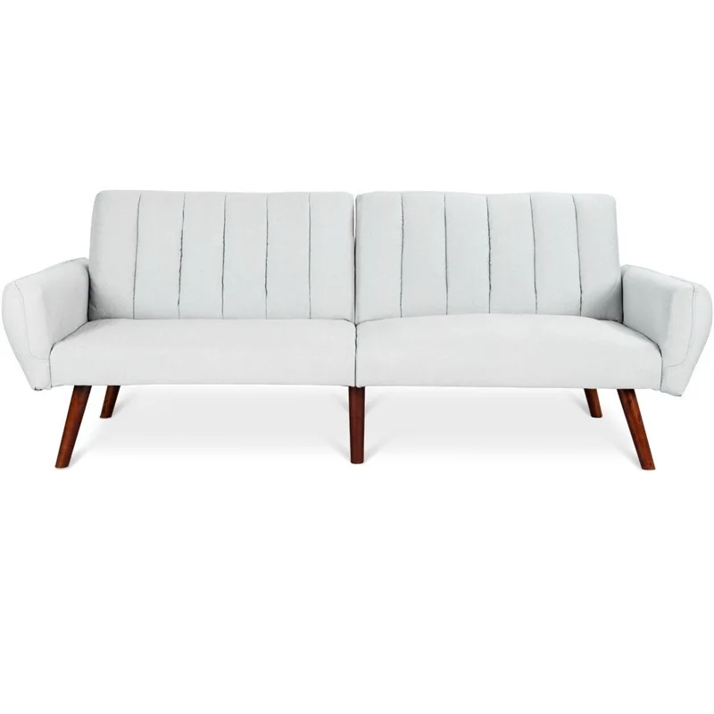 Sofa Futon Bed Sleeper Couch Convertible Mattress Living Room Bedroom Furniture 5 Position Recline Angles Sofa Bed HW57253 Sofa Futon Bed Sleeper Couch Convertible Mattress Living Room Bedroom Furniture 5 Position Recline Angles Sofa Bed HW57253