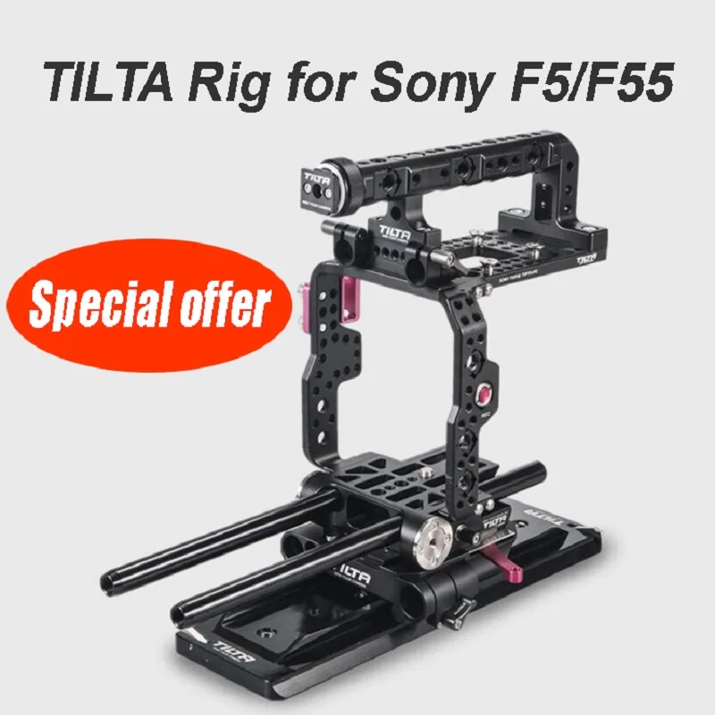 Крепежное приспособление Tilta для камеры sony F5/F55 с ручкой и ласточкин хвост плита основание