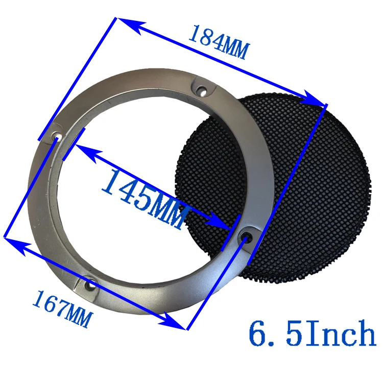 Tenghong 2 шт аудио динамик крышка 2 3 4 5 6,5 дюймов Замена круглый динамик блок защитная сетка крышка аксессуары для динамиков