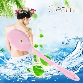 

Non Slip Soft Bristles Bath BrushesScrub Skin Massage Shower Feet Rubbing Back Body Clean Brush SPA Massage Clean Sponge Brush