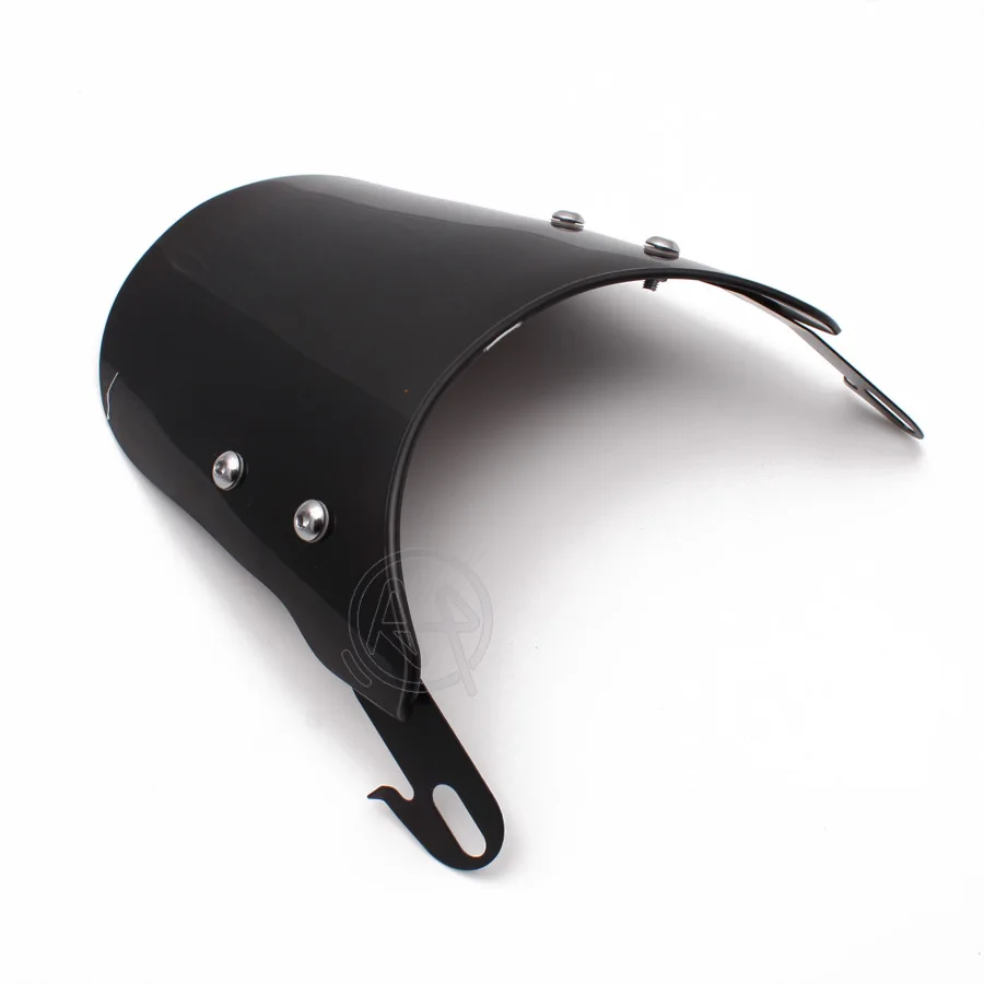 Cena Czarny przezroczysty motocykle niestandardowy kompaktowy Sport deflektor wiatrowy Retro szyba przednia 4 7 reflektor uniwersalny pasuje do Yamaha Harley