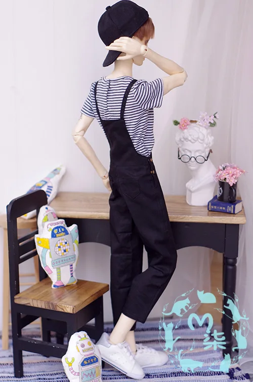 

Casual Overall Bib pants for Bjd 1/4 MSD 1/3,SD13,SD17 Uncle Doll Clothes CMB102