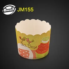 BAKEST 100 шт./лот Высокая термостойкость СРЕДНИЙ РАЗМЕР прекрасный узор Бумажные Формочки для кекса Инструменты для выпечки