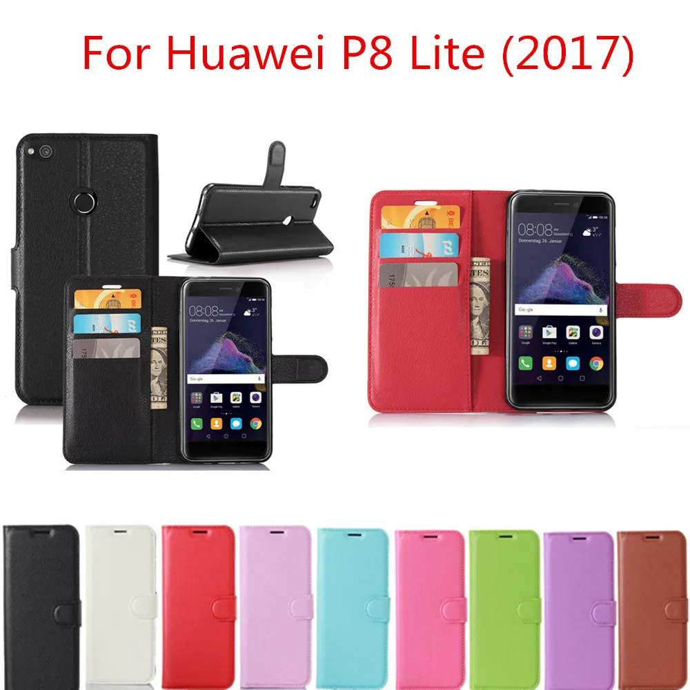 

Huawei P8 Lite 2017 Case Fundas Wallet Style Coque PU Leather Phone Protective Back Cover For Huawei P8 Lite (2017) 5.2inch
