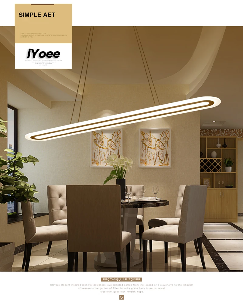 Modern LED Pendant Lamps Acrylic Light Fixtures Fashion Living Bedroom Decorative Restaurant Dining Kitchen Pendant Lights