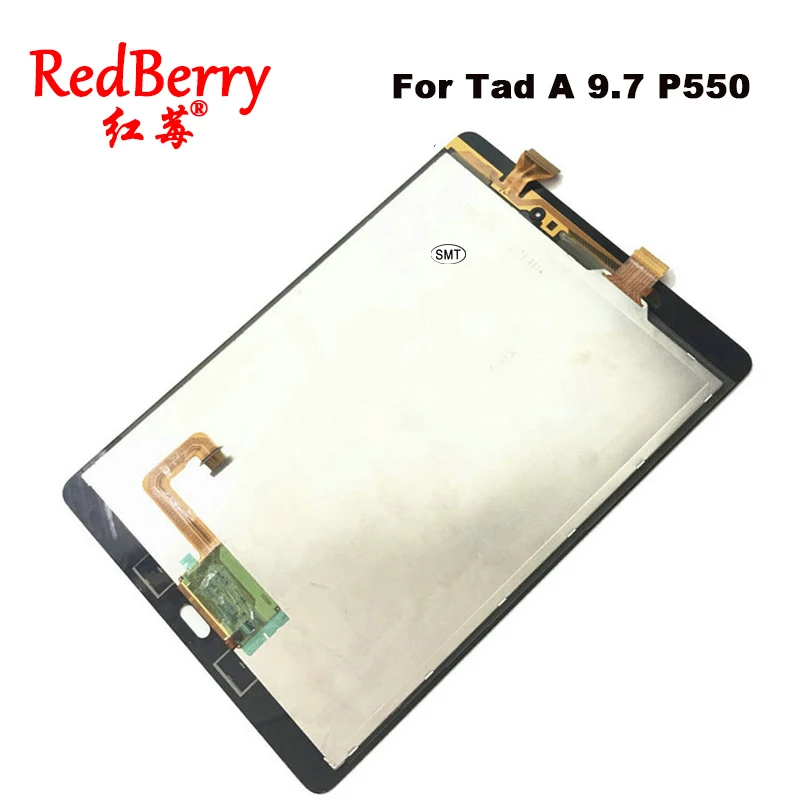 

Redberry 100% Tested Working Assembly Panel Repair For Samsung GALAXY Tab A 9.7 P550 LCD Display Touch Screen Digitizer