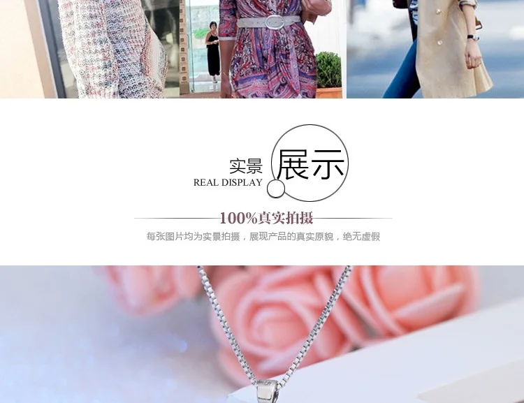 OMHXZJ, модный скрипичный ключ, женский подарок для девочки, Циркон 925 пробы, серебряные подвески-шармы PE115(ожерелье без цепи