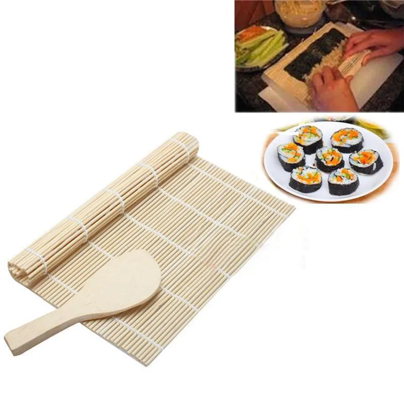 Sushi Tool Sushi Maker Kit Rice Roll Mold Kitchen DIY Mould Roller Mat