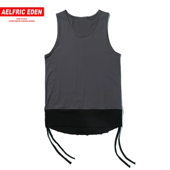 

Aelfric Eden Hip Hop Camouflage Multi-color Cotton Tank Tops Cosy Breathable Patchwork Workout Clothing Men Gothic Streetwear
