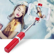 

Ecusells Wire Selfie Stick Mopond Mini Folding Selfie Stick Lipstick Lip Gloss Universal Mopond Mobile Phone Portable Stick