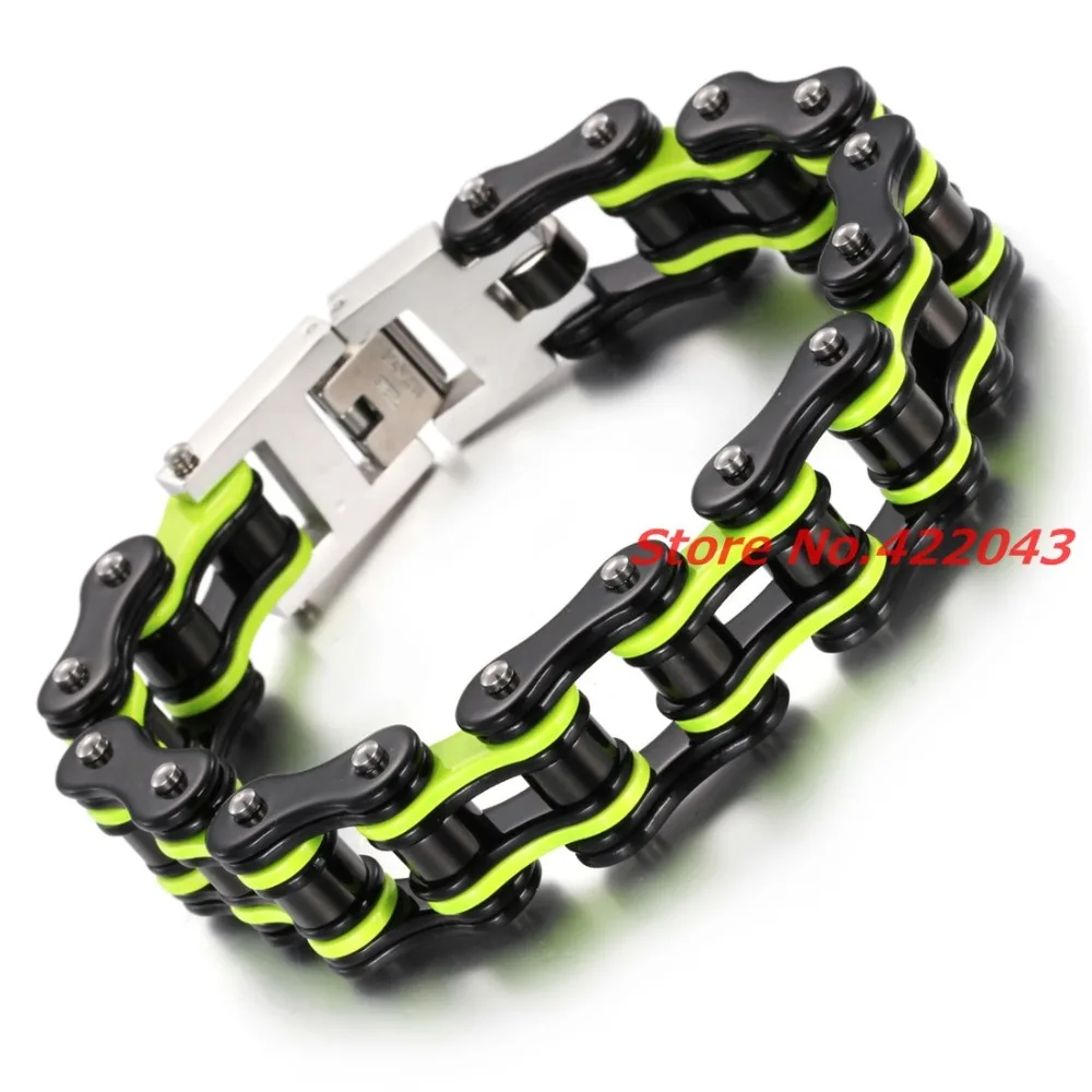 Браслет мужской спортивный из нержавеющей стали 316L 17 мм 8 66 дюйма|motorcycle bracelet|bracelet