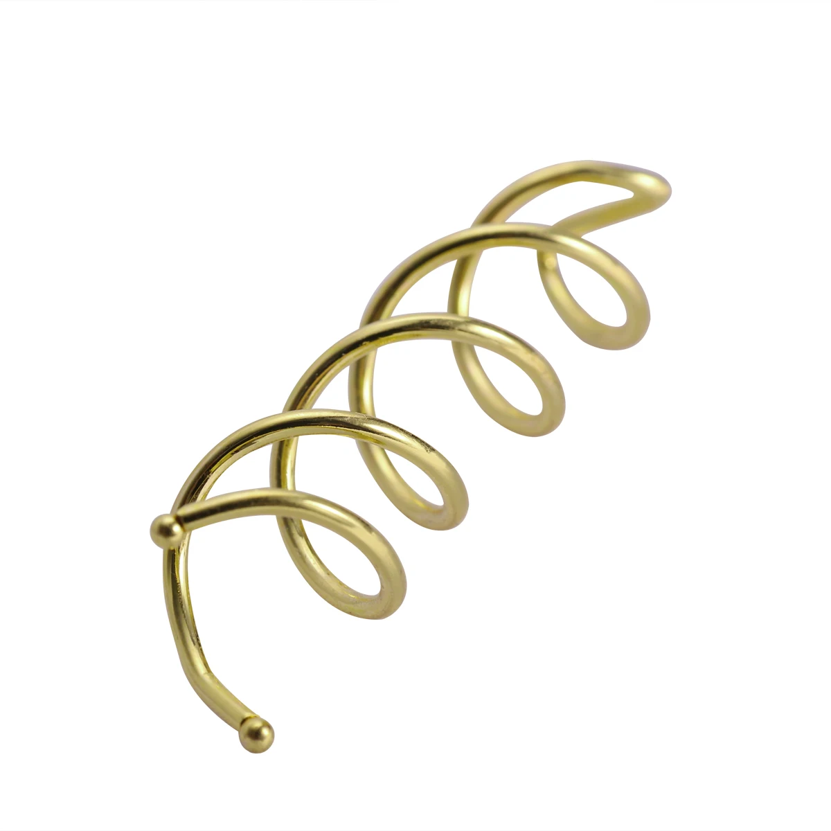 ETEREAUTY 10 шт. спиральные шпильки для волос спиральные зажимы булочка палочка для розового золота Золотой DIY инструмент для укладки волос - Цвет: Golden