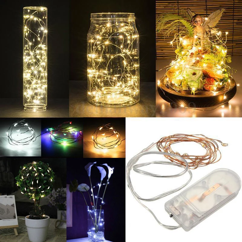 1M Battery Operated String Fairy Light 10 LED Xmas Party Wedding Lamp | Освещение