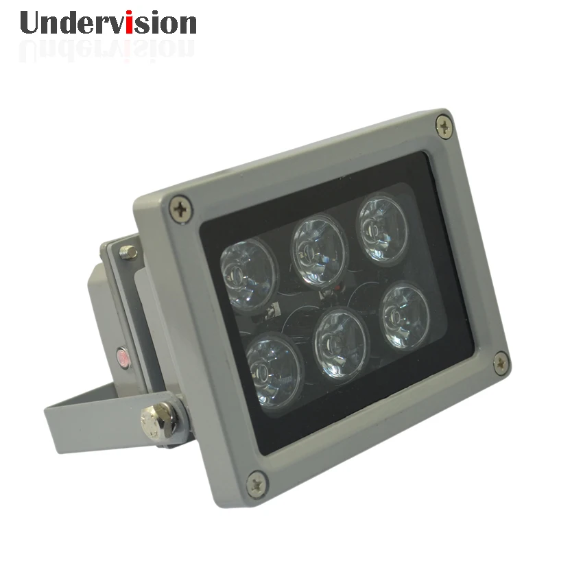 

6pcs LED array LED waterproof Lighting for Surveillance CCTV Camera,50M Infrared LED Auxiliary DC12V 8W fee shiping