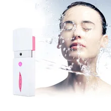 Portable Mini Face Spray With 2600 mAh Power Bank For Women Skin Facial Mist Sprayer Health Care Device Nano Face Steam