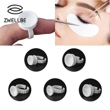 Zwellbe 100 шт./упак. одноразовый контейнер для клея держатель кольцо поддона клей для ресниц поддон держатель набор для наращивания ресниц татуировки пигментные чернила