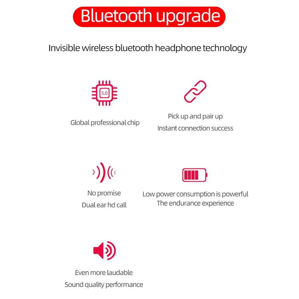 A6S Беспроводные наушники с защитой от пота, Bluetooth 4,0, Hi-Fi наушники, спортивные наушники с защитой от пота, HD Шумоподавление для iPhone huawei