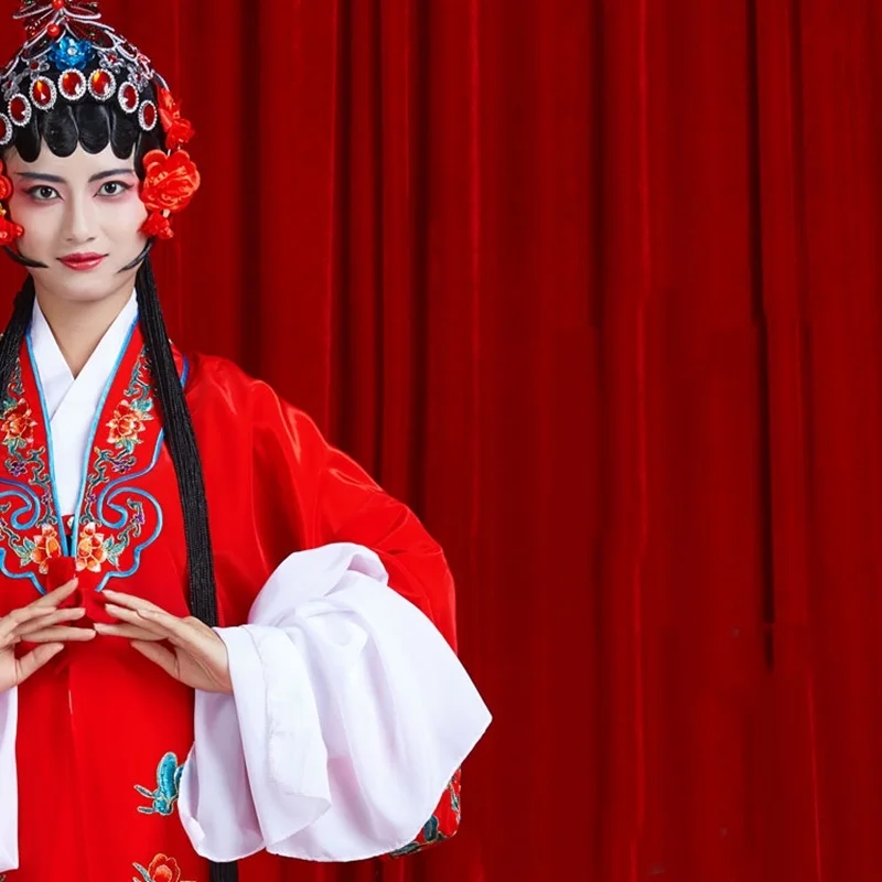 Китайский народный танцевальный костюм одежда hanfu древний веер традиционный